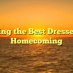 Finding the Best Dresses For Homecoming