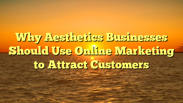 Why Aesthetics Businesses Should Use Online Marketing to Attract Customers