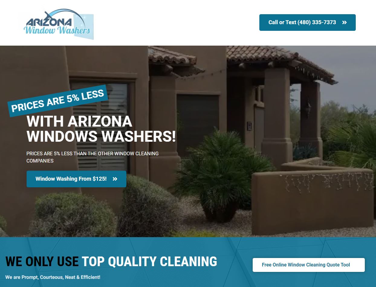 Window Cleaning in Arizona Greis Anatomy